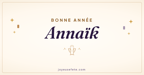 Image « Bonne année Annaïk » au format large