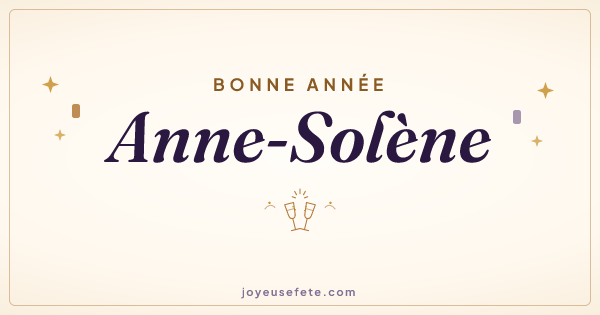 Image « Bonne année Anne-Solène » au format large