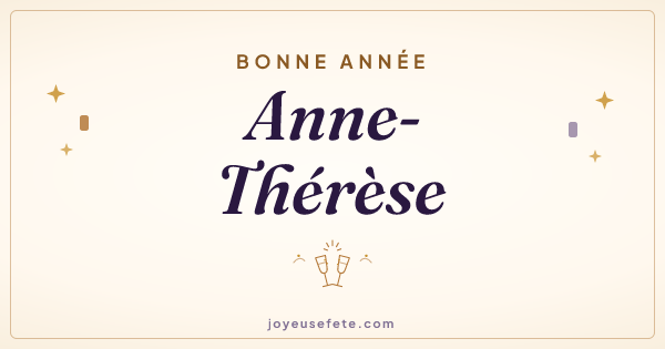 Image « Bonne année Anne-Thérèse » au format large
