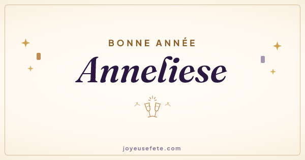 Image « Bonne année Anneliese » au format large
