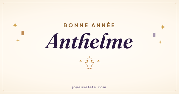 Image « Bonne année Anthelme » au format large