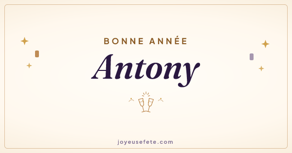 Image « Bonne année Antony » au format large