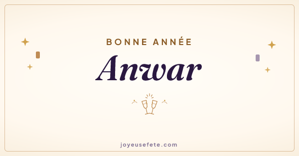 Image « Bonne année Anwar » au format large