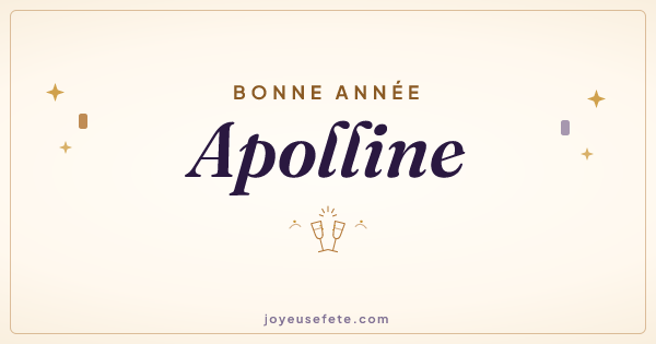 Image « Bonne année Apolline » au format large