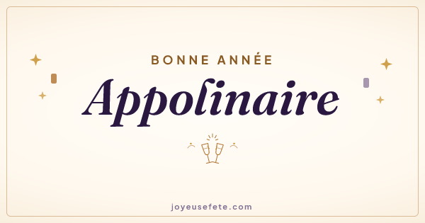 Image « Bonne année Appolinaire » au format large