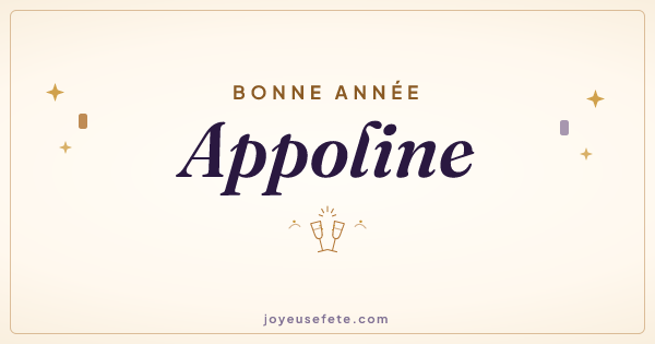 Image « Bonne année Appoline » au format large