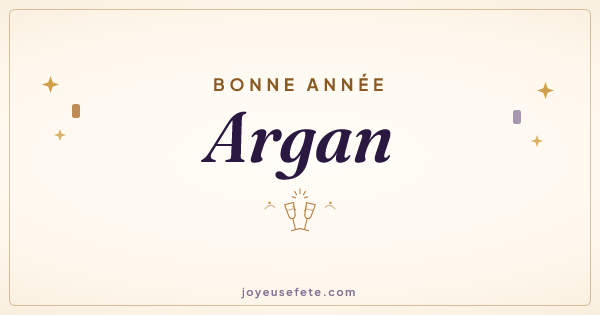Image « Bonne année Argan » au format large