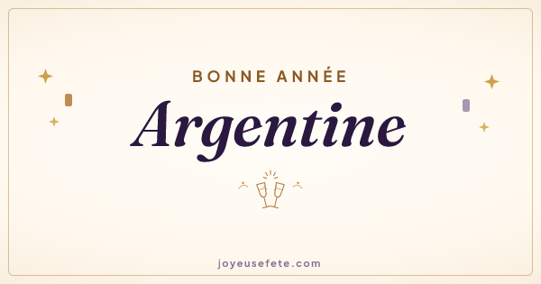 Image « Bonne année Argentine » au format large