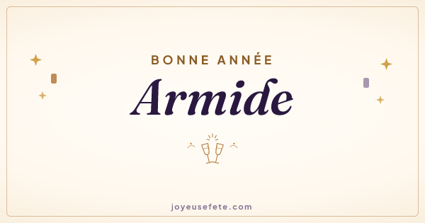 Image « Bonne année Armide » au format large