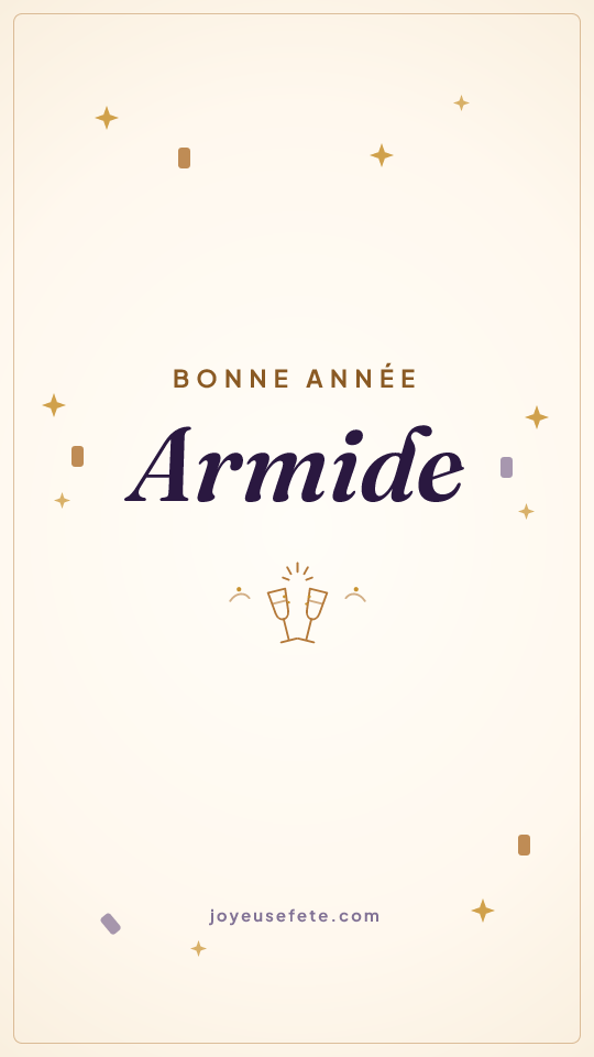 Image « Bonne année Armide » au format story