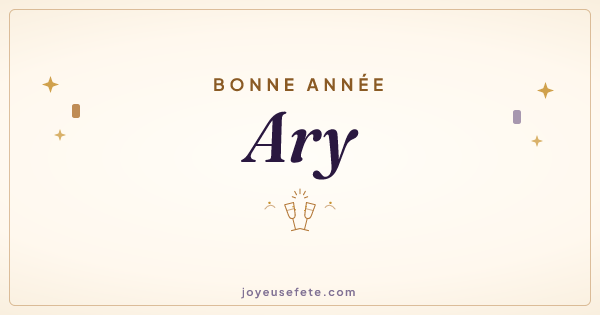 Image « Bonne année Ary » au format large