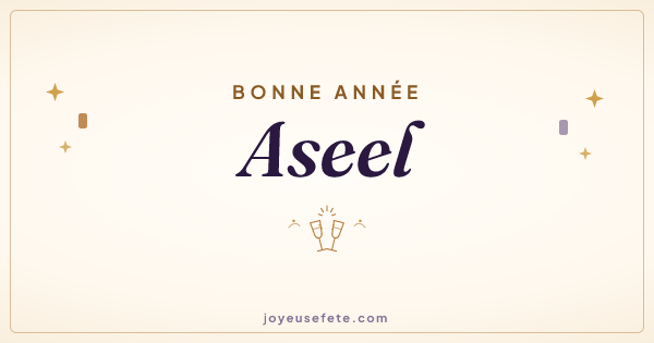Image « Bonne année Aseel » au format large