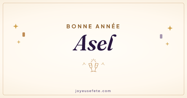 Image « Bonne année Asel » au format large