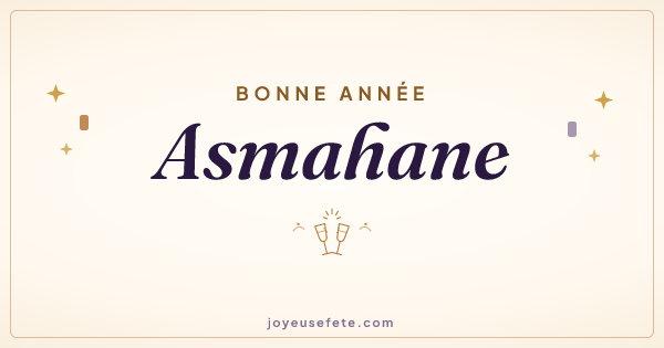 Image « Bonne année Asmahane » au format large