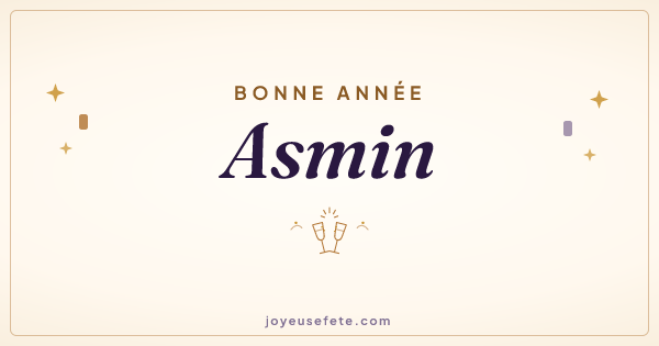 Image « Bonne année Asmin » au format large