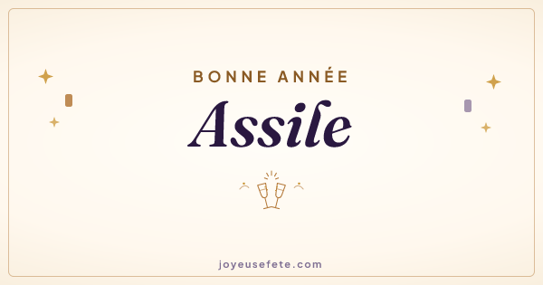 Image « Bonne année Assile » au format large