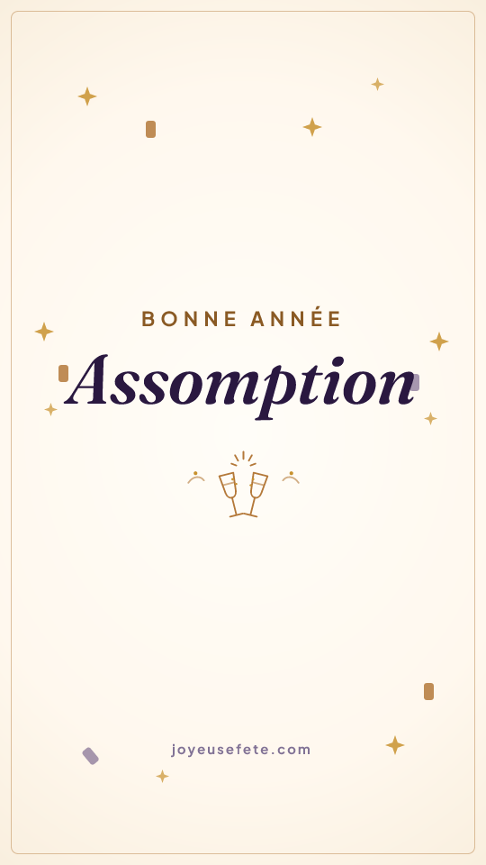 Image « Bonne année Assomption » au format story