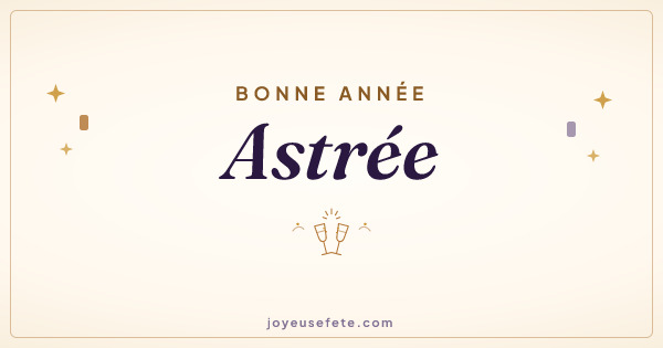 Image « Bonne année Astrée » au format large
