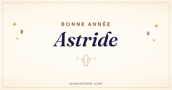 Image « Bonne année Astride » au format large