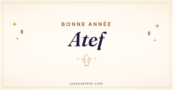Image « Bonne année Atef » au format large