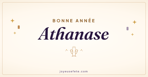Image « Bonne année Athanase » au format large