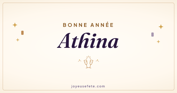 Image « Bonne année Athina » au format large