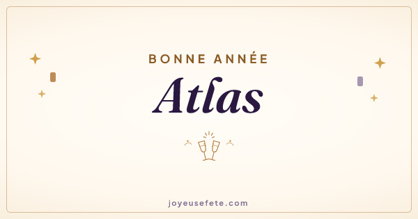 Image « Bonne année Atlas » au format large