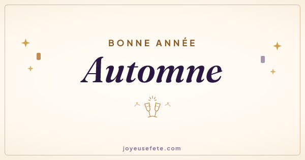 Image « Bonne année Automne » au format large
