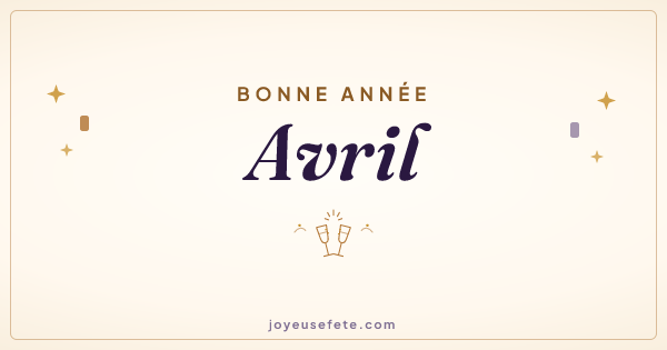 Image « Bonne année Avril » au format large