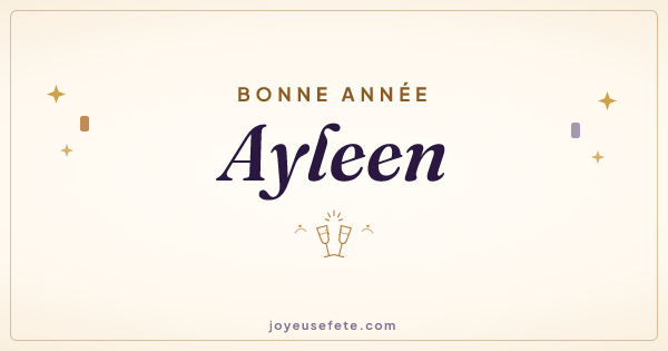 Image « Bonne année Ayleen » au format large