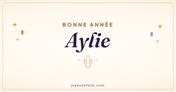 Image « Bonne année Aylie » au format large