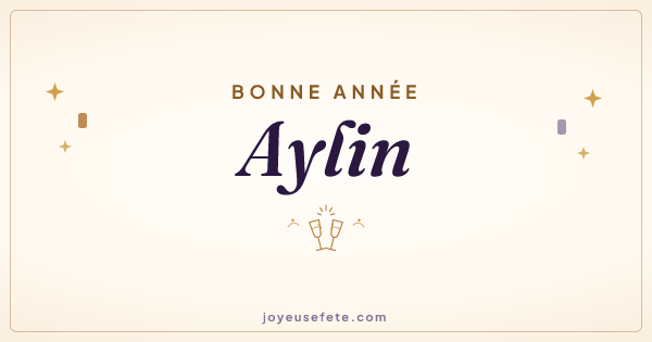 Image « Bonne année Aylin » au format large