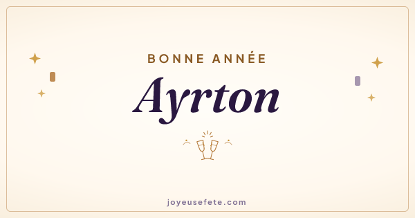 Image « Bonne année Ayrton » au format large