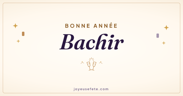 Image « Bonne année Bachir » au format large