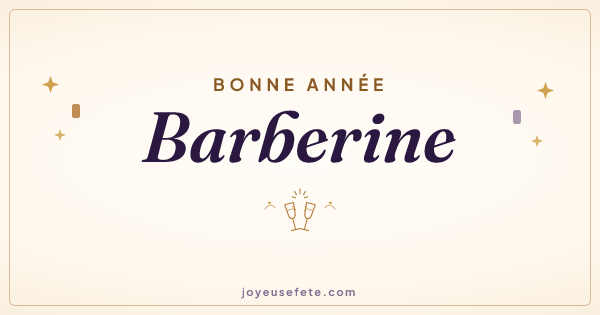 Image « Bonne année Barberine » au format large