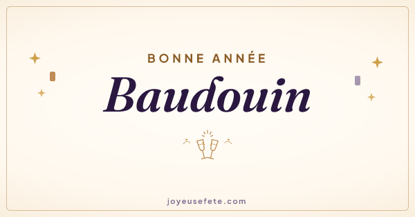 Image « Bonne année Baudouin » au format large
