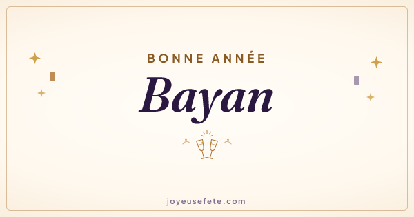 Image « Bonne année Bayan » au format large
