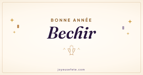 Image « Bonne année Bechir » au format large