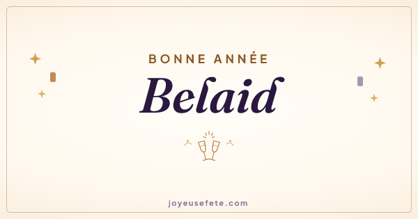 Image « Bonne année Belaid » au format large