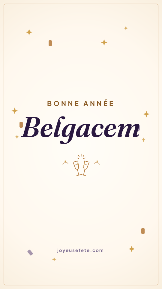 Image « Bonne année Belgacem » au format story