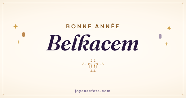 Image « Bonne année Belkacem » au format large