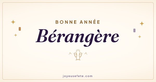 Image « Bonne année Bérangère » au format large