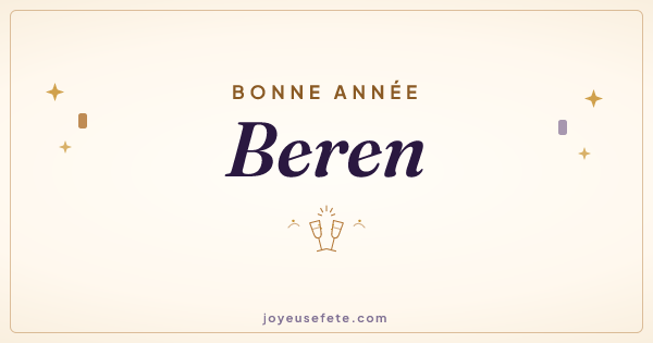 Image « Bonne année Beren » au format large