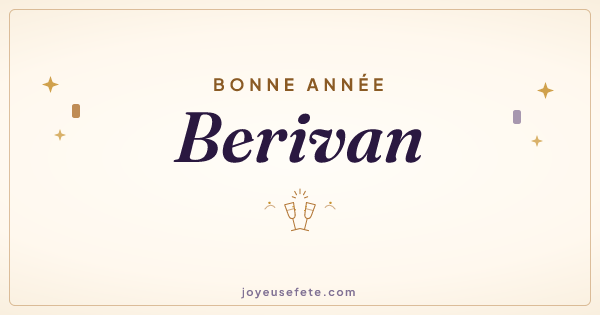 Image « Bonne année Berivan » au format large