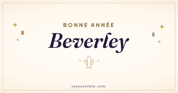 Image « Bonne année Beverley » au format large