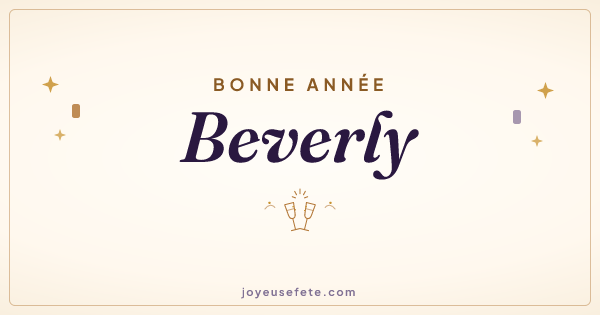 Image « Bonne année Beverly » au format large