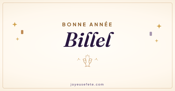 Image « Bonne année Billel » au format large