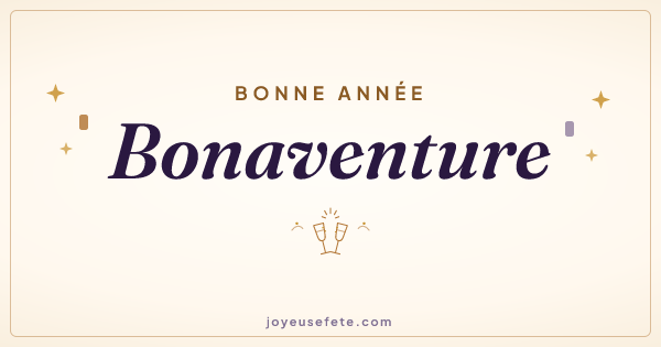 Image « Bonne année Bonaventure » au format large