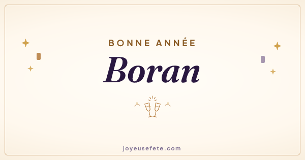 Image « Bonne année Boran » au format large