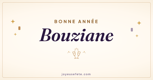 Image « Bonne année Bouziane » au format large
